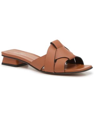 Two Twin Hearts Lucy Sandal - Brown