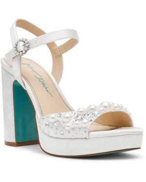 Betsey Johnson Avian Platform Sandal - Blue