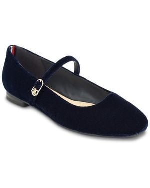 Tommy Hilfiger Savoyn Mary Jane Flat - Blue