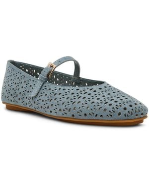 Anne Klein Connie Mary Jane Flat - Blue