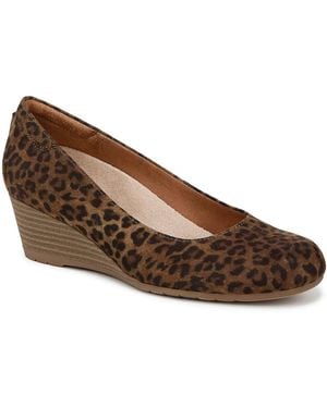 Dr. Scholls Be Flex Wedge Pump - Brown