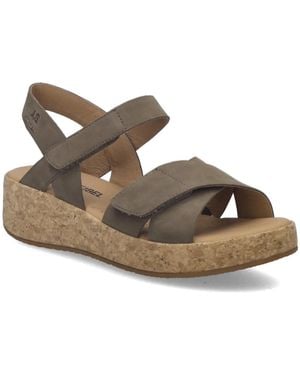 Josef Seibel Evita 03 Wedge Sandal - Brown