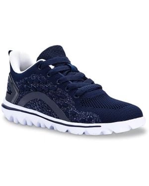 Propet Travelactive Axial Walking Shoe - Blue