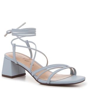 Unisa Wide Width Venina Laceup Sandal - White