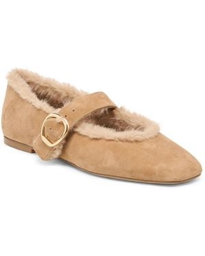 Dolce Vita Mella Plush Mary Jane Flat - Natural
