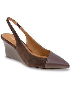 Andre Assous Laina Wedge Pump - Brown