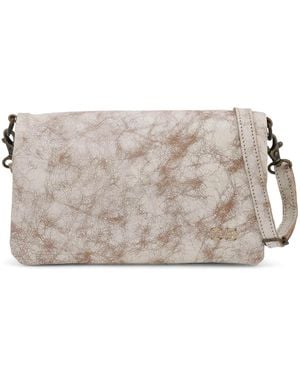Bed Stu Cadence Leather Crossbody Bag - Gray