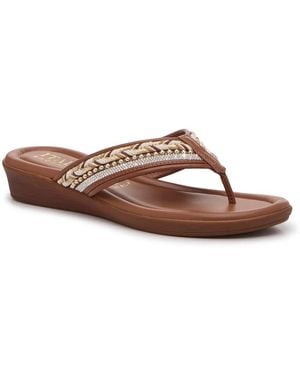 Italian Shoemakers Malika Sandal - Brown