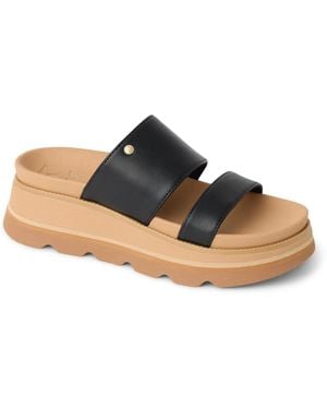 Reef Horizon Hi Luxe Wedge Sandal - Black