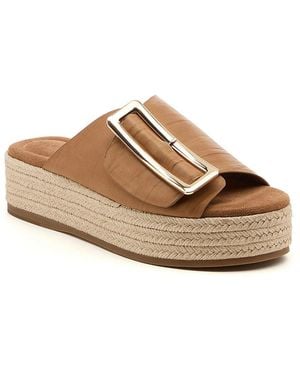 Kelsi Dagger Brooklyn Dover Espadrille Platform Sandal - Metallic