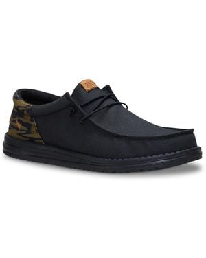 HEYDUDE Wally Funk Outdoor Camo Slipon - Black