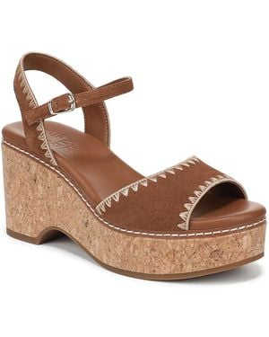 Naturalizer Della Platform Sandal - Brown
