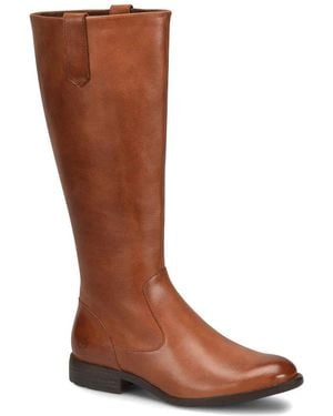 Born Wide Width Shaunie Wide Calf Riding Boot - Black