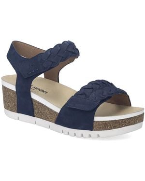 Josef Seibel Quinn 22 Wedge Sandal - Blue
