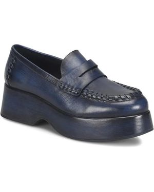 Kork-Ease Korkease Pixie Platform Penny Loafer - Blue