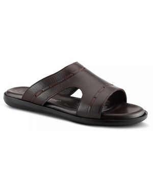 Spring Step Benn Slide Sandal - Brown