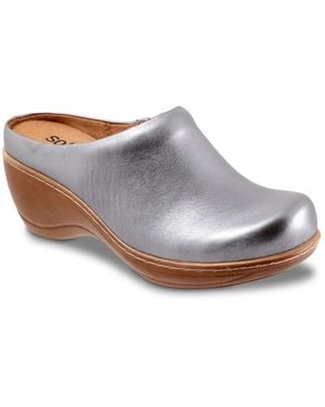Softwalk Madison Clog - Blue