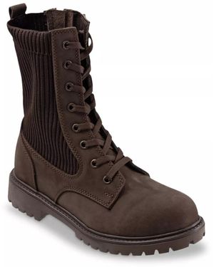 BUENO Stella Combat Boot - Black