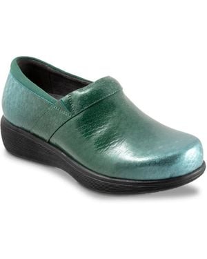 Softwalk Meredith Sport Work Clog - Green