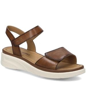 Josef Seibel Sevran 01 Wedge Sandal - Brown