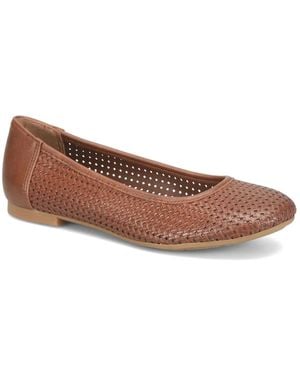EuroSoft Tamika Ballet Flat - Brown
