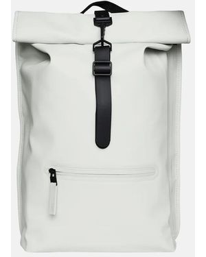 Rains Rolltop Rugzak 15 Inch Ash - Wit
