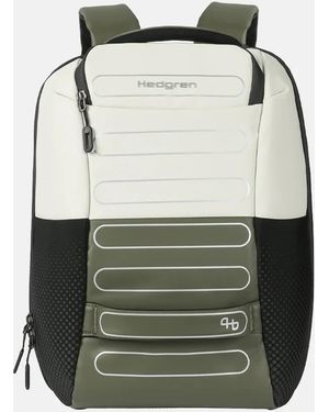 Hedgren Comby Laptoprugzak 15.6 Inch Vaporous Grey/olive - Groen