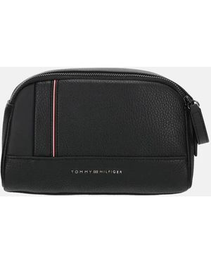Tommy Hilfiger Central Washbag Toilettas Black - Zwart
