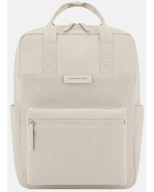 KAPTEN & SON Bergen Pro Corduroy Rugzak 15 Inch Sandstone - Naturel