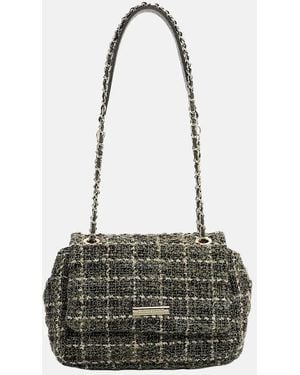 EMILY & NOAH Hannelore Schoudertas Olive - Zwart