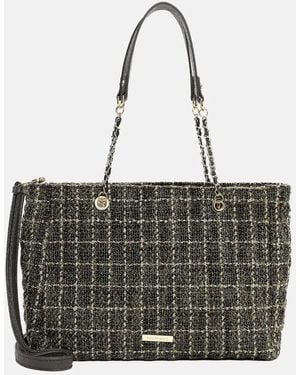 EMILY & NOAH Hannelore Shopper Olive - Zwart