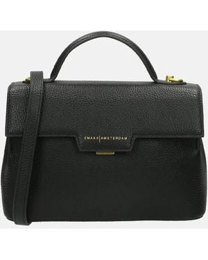 Smaak Amsterdam Flora Crossbody Tas Black - Zwart