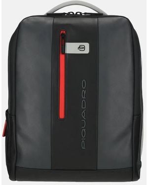 Piquadro Urban Laptoprugzak 14 Inch Grey Nero - Zwart