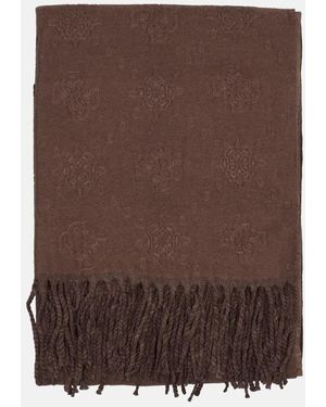 Guess Sjaal Logo Chocolate - Bruin