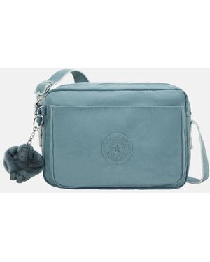 Kipling Abanu Crossbody Tas M Relaxed Grey - Blauw
