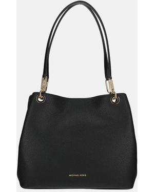 Michael Kors Kensington Schoudertas L Black - Zwart