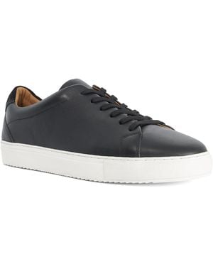 Dune Trevons Leather Cup Sole Trainers - Blue