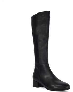 Dune Tayla Stretch Knee-High Boots - Black