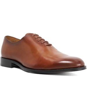 Dune Sylvester Premium Wholecut Leather Sole Lace-Ups - Brown