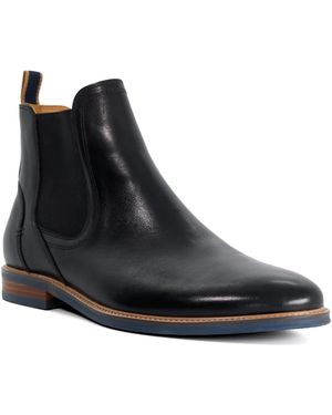 Dune Mckinley Formal Leather Chelsea Boots - Black