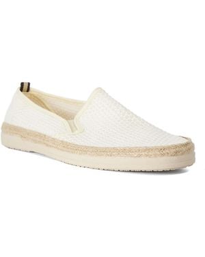Dune Fisherr Perforated Casual Espadrilles - Natural