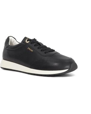 Dune Ettah Suede Lace-Up Runner Trainers - Blue