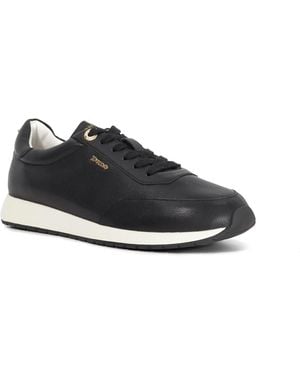 Dune Ettah Suede Lace-Up Runner Trainers - Blue