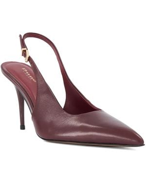 Dune Cai Slingback Court Shoes - Purple