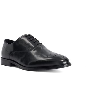 Dune Shaay Wf Lace-Up Leather Brogues - Black