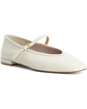 Dune Hearthrob Suede Mary-Janes - White