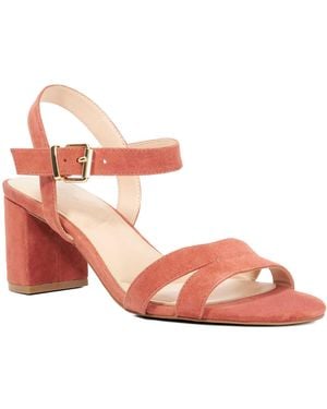 Dune Merisa Block-Heeled Sandals - Pink