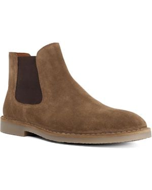 Dune Cashy Slip-On Chelsea Boots - Brown