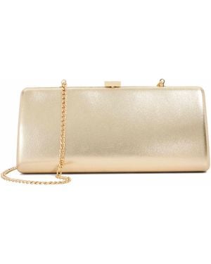 Dune Belinda Textured Cross Body Clutch Bag - Natural