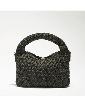 Dune Dinkydeliberate Mini Woven Grab Bag - Black